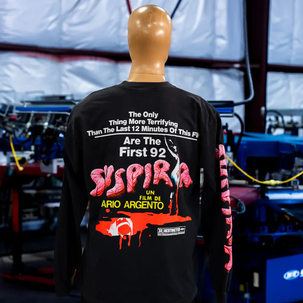 Jumbo sleeve prints for movie merch