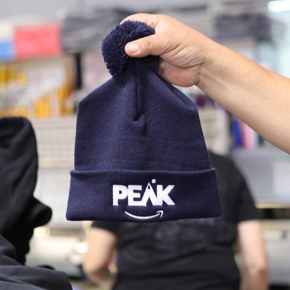 Rush order embroidered beanies