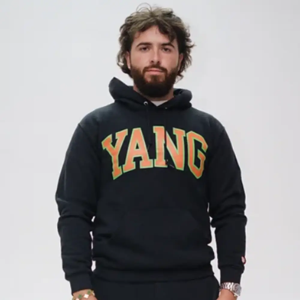 Custom screen printed Lane Seven hoodies and joggers