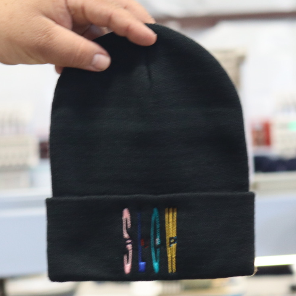 personalized embroidered beanie