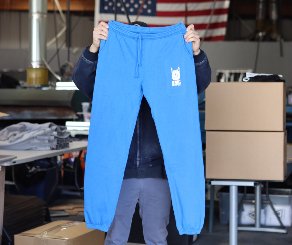 Wholesale Custom Screen Printed Jogger Pants