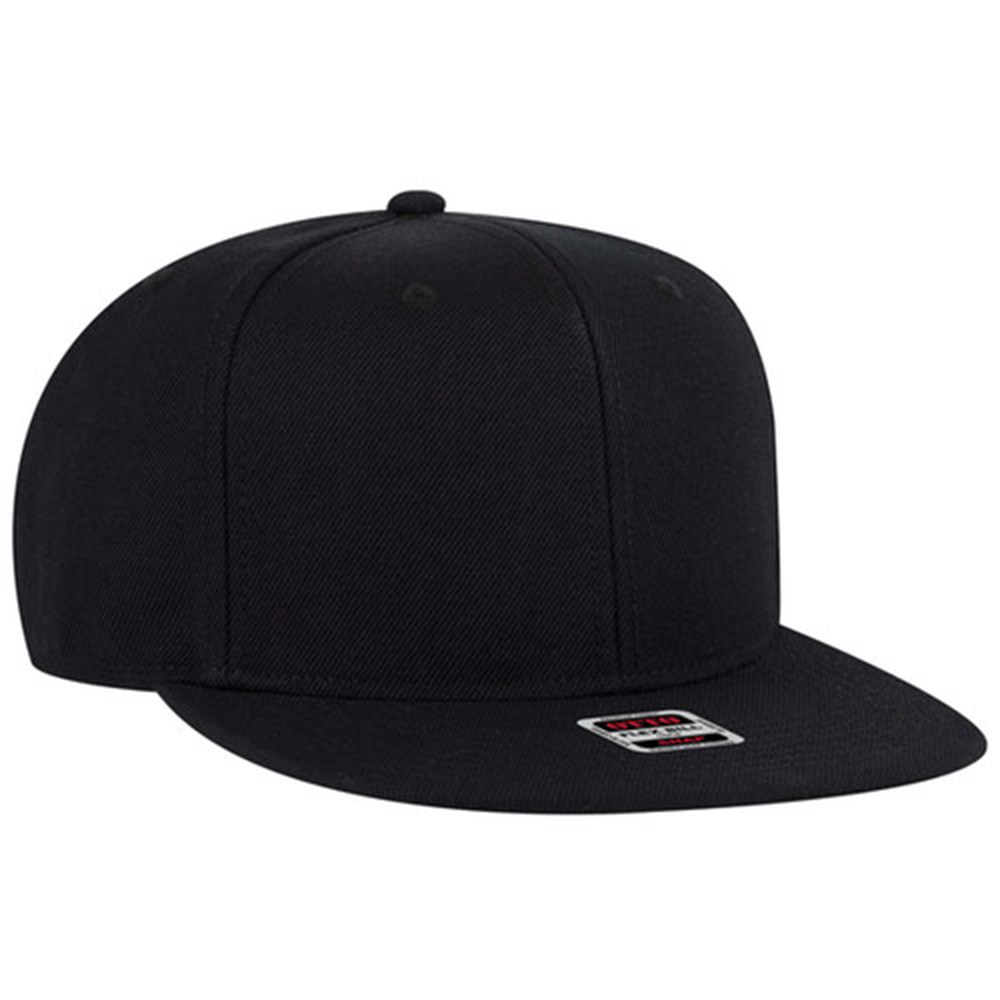 Favorite black flat-brimmed baseball cap with a small white logo on the lower front left side.