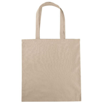 This is a photo of a tan 8860 Nicole Cotton Canvas Tote.