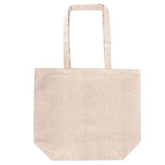 This is a photo of a tan 8866 Star of India Cotton Canvas Tote.