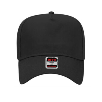 This is a photo of a black 6245 Flexfit Dad Cap.