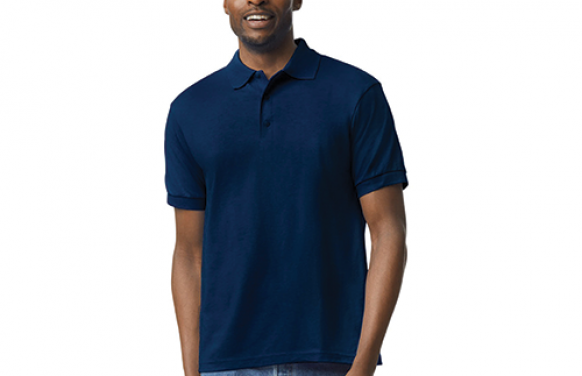 g880 Gildan Adult Jersey Polo Navy Color